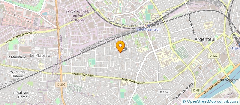 localisation de l'entreprise BENITEZ RENOVATION  ARGENTEUIL