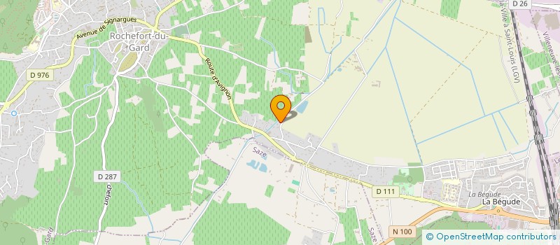 localisation de l'entreprise BENITO  ROCHEFORT-DU-GARD