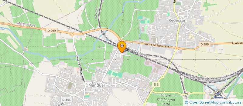 localisation de l'entreprise BENITO BRUN  MANDUEL