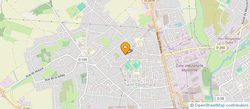 localisation de l'entreprise BENITO TRAVEL SCHOOL  SAINT-DOULCHARD