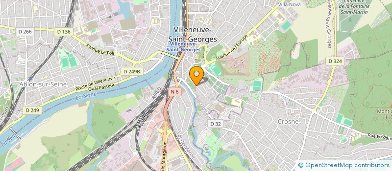 localisation de l'entreprise BENITOM-BATI  VILLENEUVE-SAINT-GEORGES