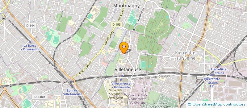 localisation de l'entreprise BENIWAL à VILLETANEUSE
