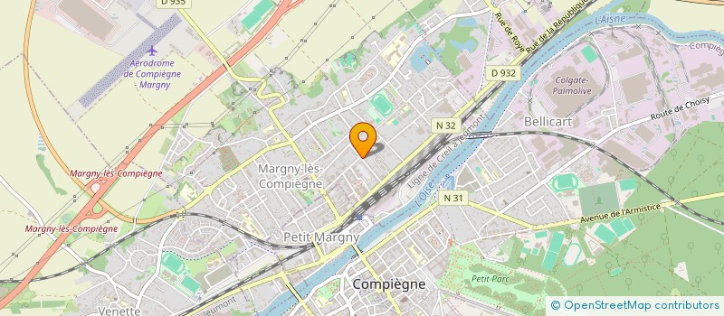 localisation de l'entreprise BENJ  MARGNY-LES-COMPIEGNE