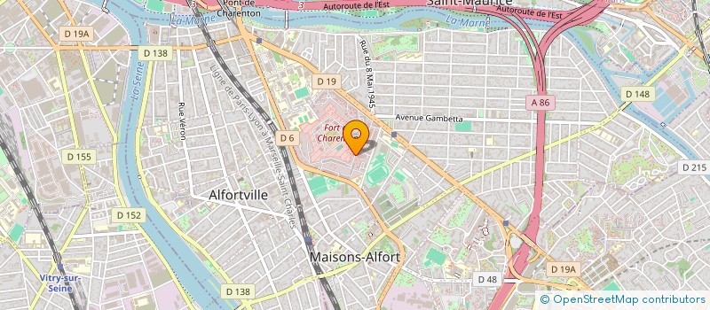 localisation de l'entreprise BENJA IMMO à MAISONS-ALFORT