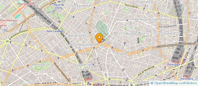 localisation de l'entreprise BENJAMIN à PARIS