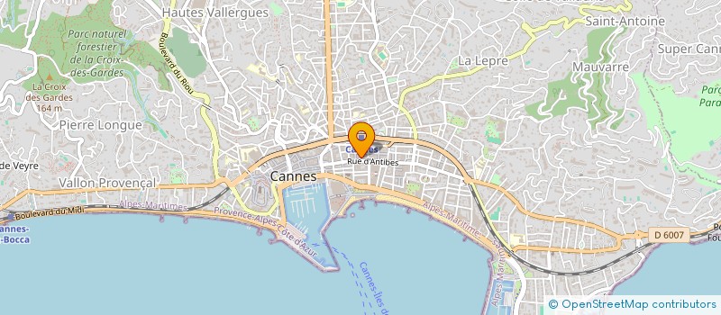 localisation de l'entreprise BENJAMIN à CANNES