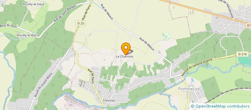 localisation de l'entreprise BENJAMIN à POMMEUSE