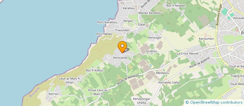 localisation de l'entreprise BENJAMIN  PLOUGASTEL-DAOULAS