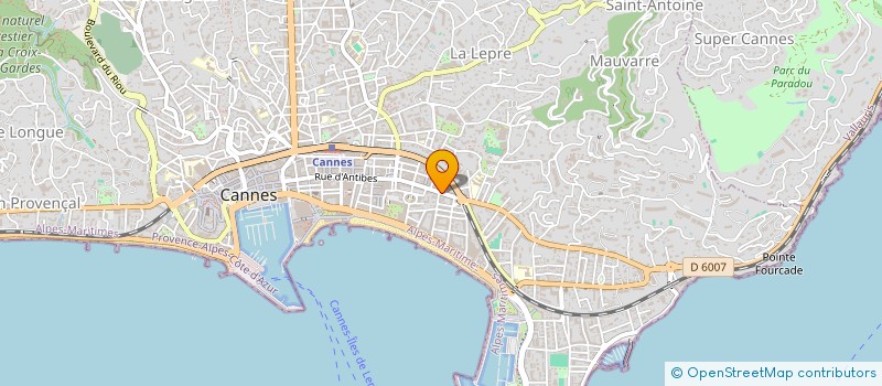 localisation de l'entreprise BENJAMIN à CANNES