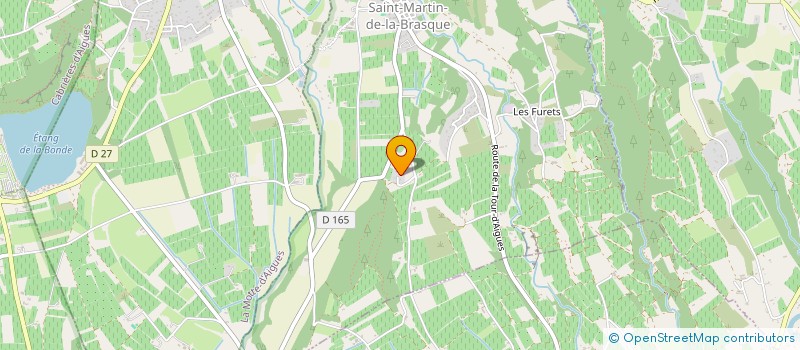 localisation de l'entreprise BENJAMIN  SAINT-MARTIN-DE-LA-BRASQUE