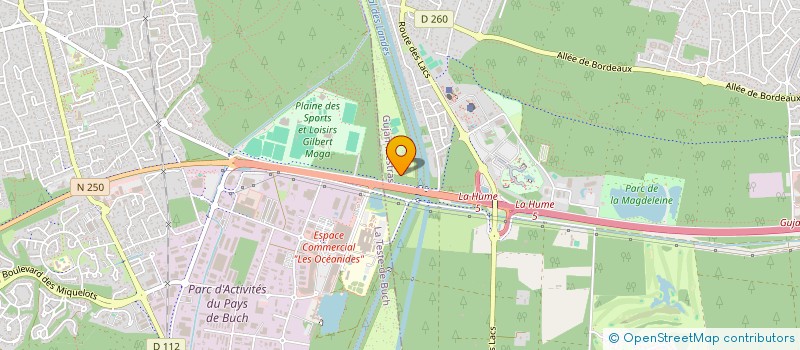 localisation de l'entreprise BENJAMIN  GUJAN-MESTRAS