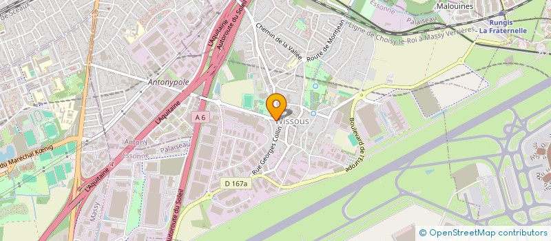 localisation de l'entreprise BENJAMIN à WISSOUS