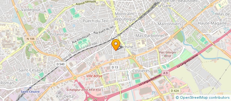 localisation de l'entreprise BENJAMIN  NIMES