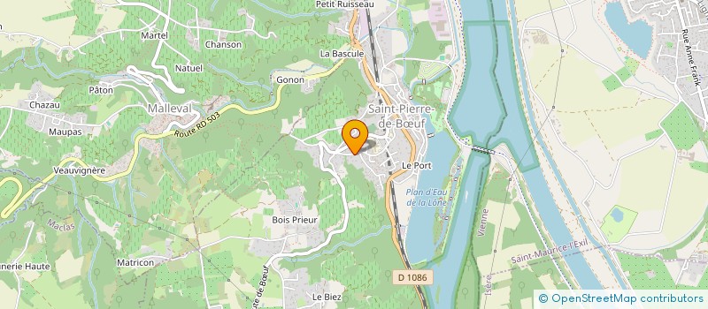 localisation de l'entreprise BENJAMIN BARRAS  SAINT-PIERRE-DE-BUF