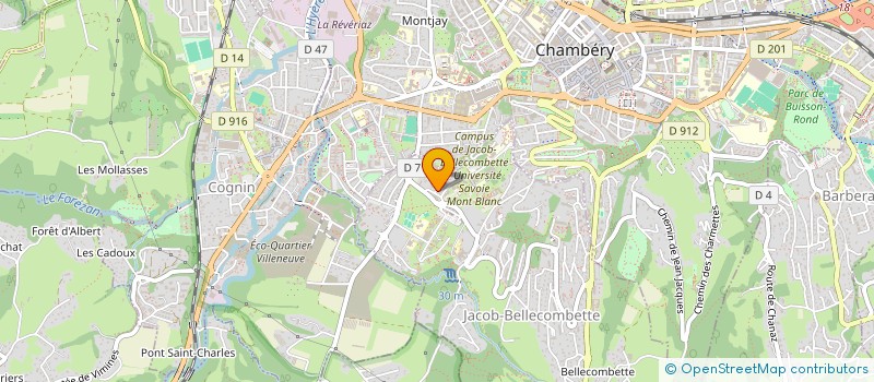 localisation de l'entreprise BENJAMIN BEROUD  JACOB-BELLECOMBETTE