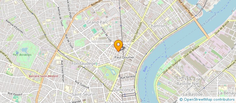 localisation de l'entreprise BENJAMIN BOIS & BATIMENT à BORDEAUX
