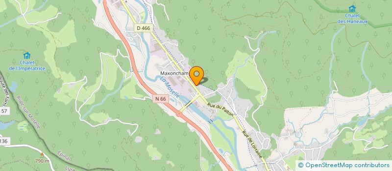 localisation de l'entreprise BENJAMIN BONTEMPS  RUPT-SUR-MOSELLE