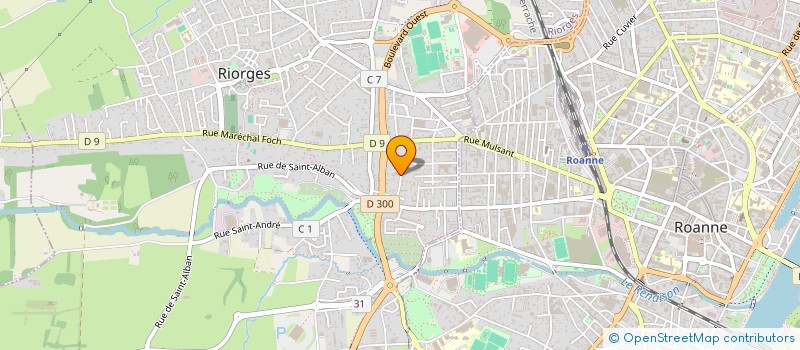 localisation de l'entreprise BENJAMIN COHEN IMMO à RIORGES