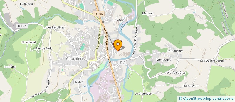 localisation de l'entreprise BENJAMIN COLLAY à COURPIERE
