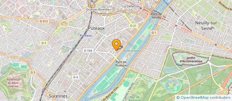 localisation de l'entreprise BENJAMIN CONSEILS  PUTEAUX