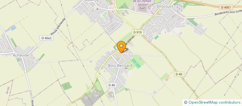 localisation de l'entreprise BENJAMIN CRUNELLE  BOIS-BERNARD