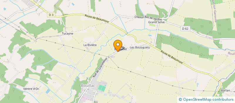 localisation de l'entreprise BENJAMIN DESLANDES CODE  BOUILLAC