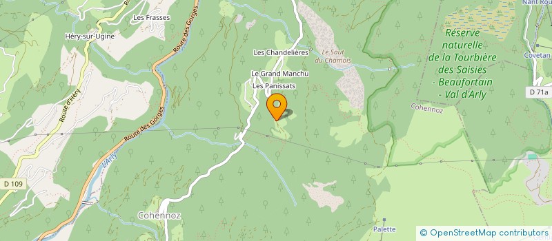 localisation de l'entreprise BENJAMIN ET AARON IMMOBILIER  COHENNOZ