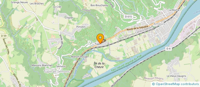 localisation de l'entreprise BENJAMIN ET DAVID DUCLAUX  TUPIN-ET-SEMONS