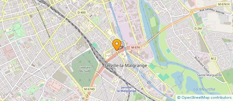 localisation de l'entreprise BENJAMIN FEDELI - ARCHITECTURE URBANISME ET PAYSAGE LORRAINE  NANCY