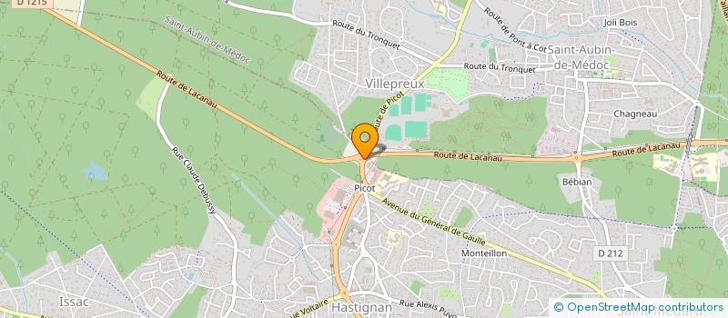 localisation de l'entreprise BENJAMIN GAPENNE  SAINT-AUBIN-DE-MEDOC