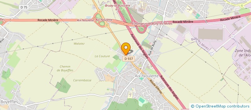 localisation de l'entreprise BENJAMIN GILBERT, NOTAIRE ASSOCIE  AIX-NOULETTE