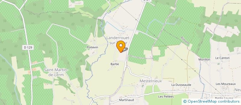 localisation de l'entreprise BENJAMIN HULIN THANATOPRAXIE à SAINT-MARTIN-DE-LERM