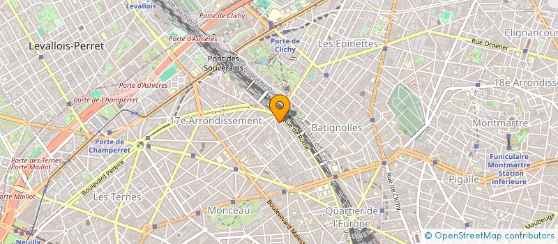 localisation de l'entreprise BENJAMIN INVESTISSMENTS  PARIS