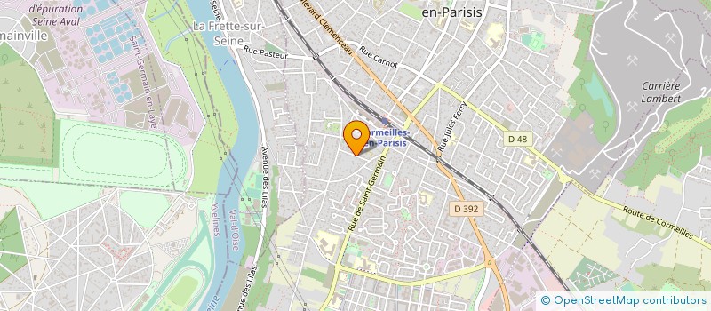 localisation de l'entreprise BENJAMIN JEZEQUEL à CORMEILLES-EN-PARISIS