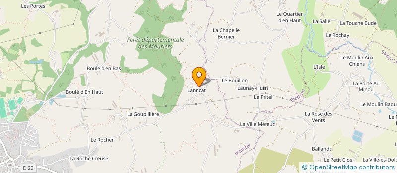 localisation de l'entreprise BENJAMIN LE BELLEGUY  PLAINTEL