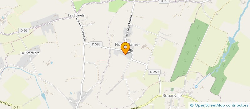 localisation de l'entreprise BENJAMIN LECANUET à SAINT-JEAN-D'ELLE