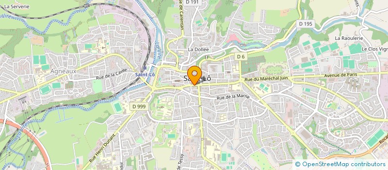 localisation de l'entreprise BENJAMIN LHOIR SARL  SAINT-LO