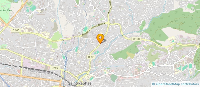 localisation de l'entreprise BENJAMIN MACONNERIE JARDINS  SAINT-RAPHAEL