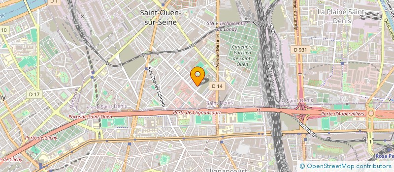 localisation de l'entreprise BENJAMIN MDARRA CONSULTING - SASU à SAINT-OUEN-SUR-SEINE
