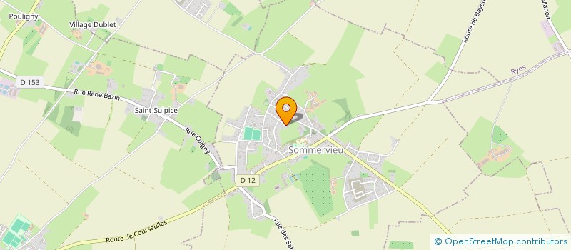 localisation de l'entreprise BENJAMIN MICHEL COUVERTURE  SOMMERVIEU