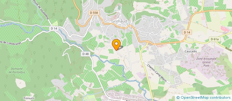 localisation de l'entreprise BENJAMIN NAUTIQUE SERVICES à GRIMAUD
