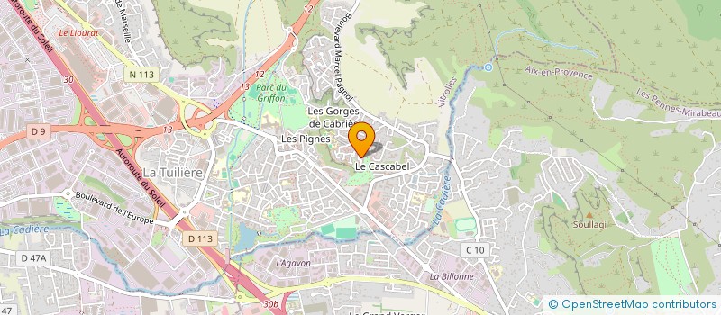 localisation de l'entreprise BENJAMIN SERRURERIE à VITROLLES
