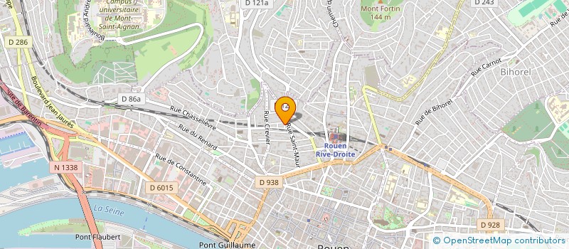 localisation de l'entreprise BENJAMIN TEYSSEYRE CONSEIL à ROUEN