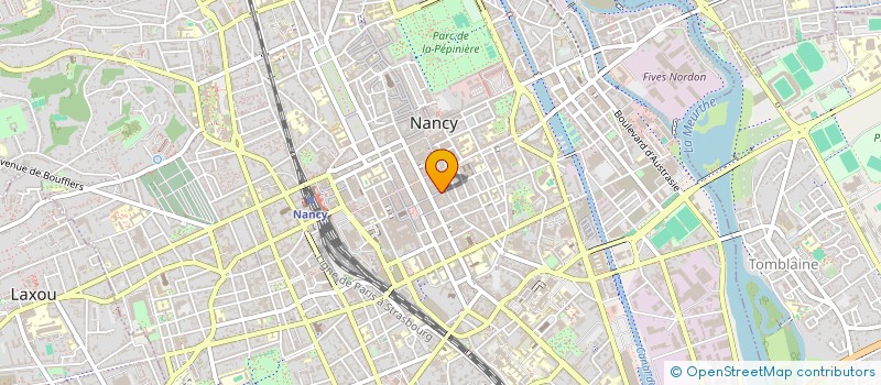 localisation de l'entreprise BENJAMINE à NANCY