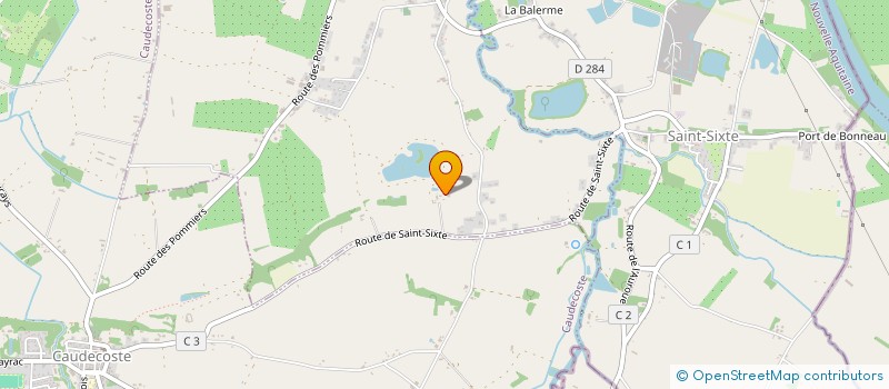 localisation de l'entreprise BENJE  SAINT-NICOLAS-DE-LA-BALERME