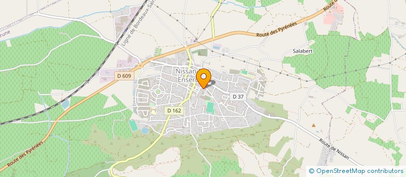 localisation de l'entreprise BENJE  NISSAN-LEZ-ENSERUNE