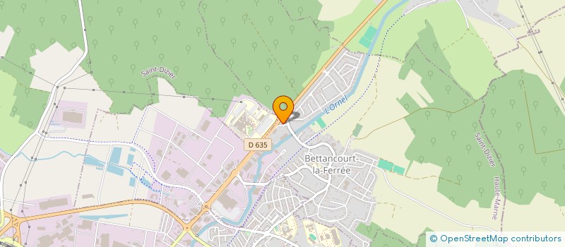 localisation de l'entreprise BENJESS à SAINT-DIZIER