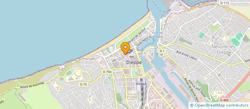 localisation de l'entreprise BENJI  DIEPPE