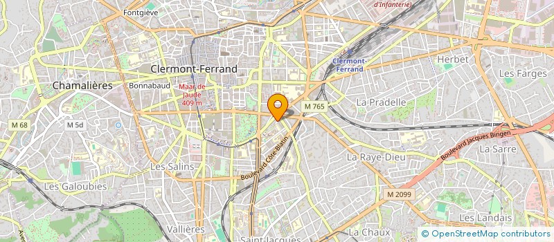 localisation de l'entreprise BENJI  CLERMONT-FERRAND