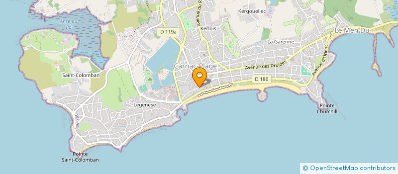 localisation de l'entreprise BENJI 91 à CARNAC